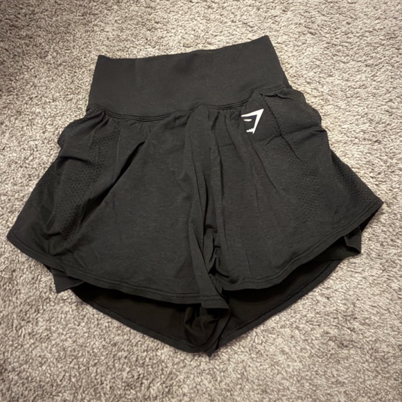 Gymshark Pants - Gymshark Black Women's Athletic Shorts